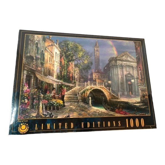 ~NEW-SEALED~ ROSEART Limited Edition “Day Of Love By Cao Yong” 1000pc Puzzle - Picture 2 of 5